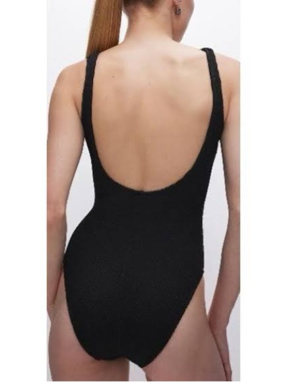 NWT Good American Always Fits Black One Piece XS - Picture 3 of 9